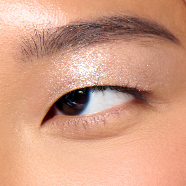 Softlight™ Glistening Eye Topper in Soft Pearl, worn