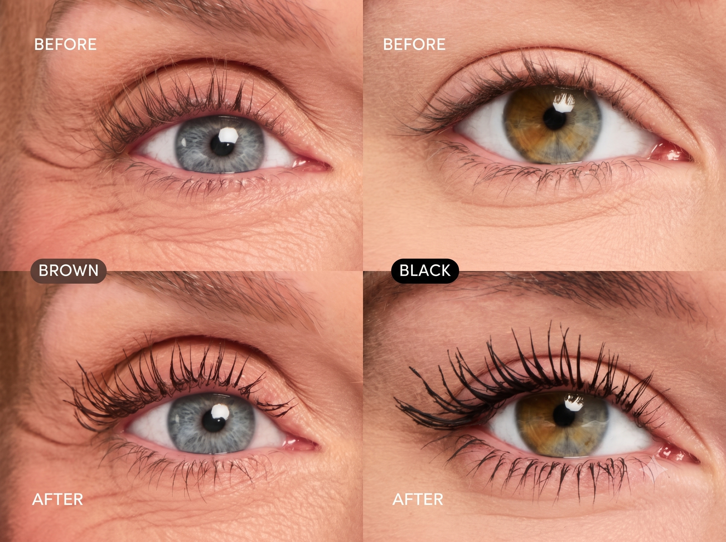 Ravie Beauty Effortless Lash Classic Curve Mascara tube with wand extended showing the curved brush head, soft natural light, minimal product styling