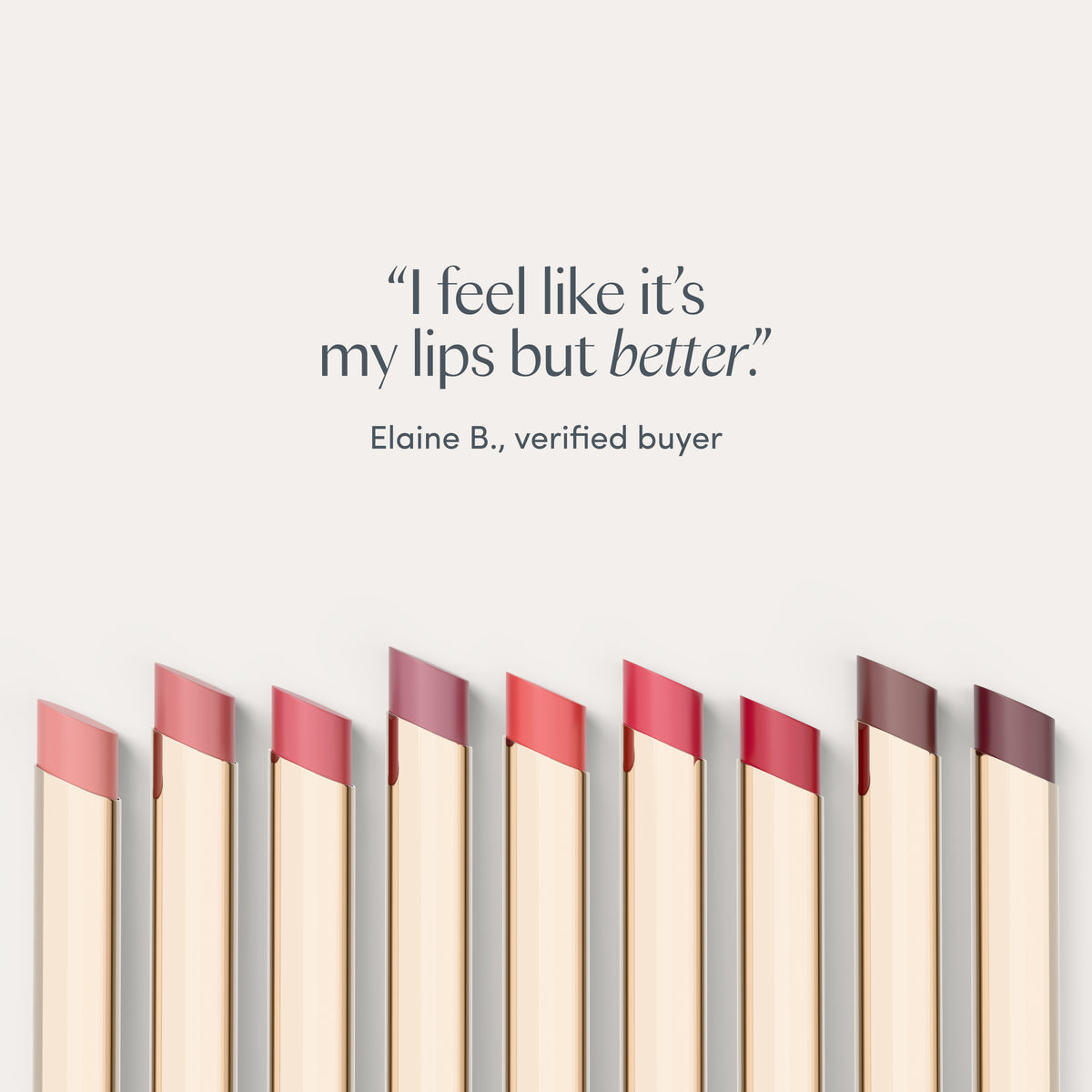“I feel like it’s my lips but better.” Elaine B., verified buyer. Ravie Beauty Effortless Lips™ Sheer-Buildable Lip Color in Daisy 