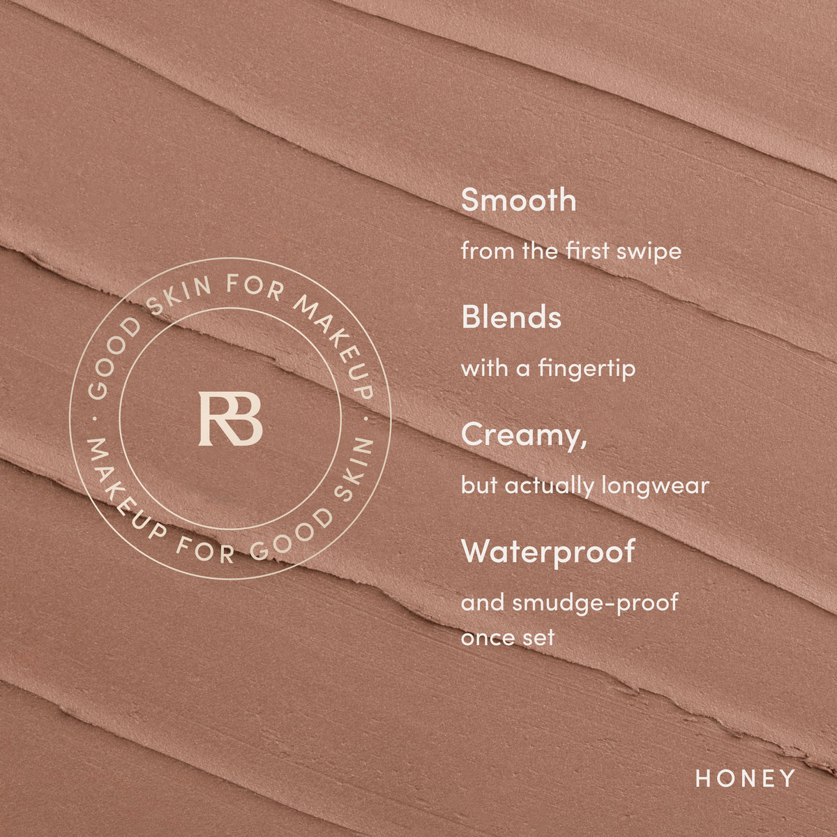 Smooth from the first swipe. Blends with a fingertip. Creamy, but actually longwear. Waterproof and smudge-proof once set. Clean, vegan, cruelty-free, made in USA. Ravie Beauty Soft Definition™ Longwear Lip Liner in Honey 