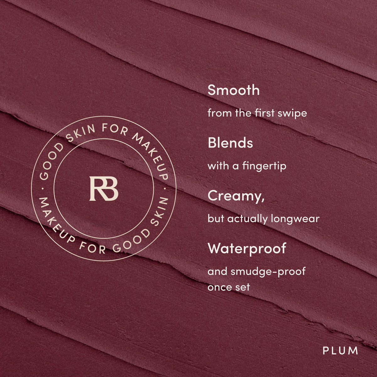 Smooth from the first swipe. Blends with a fingertip. Creamy, but actually longwear. Waterproof and smudge-proof once set. Clean, vegan, cruelty-free, made in USA. Ravie Beauty Soft Definition™ Longwear Lip Liner in Plum 