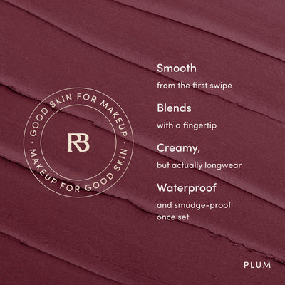 Smooth from the first swipe. Blends with a fingertip. Creamy, but actually longwear. Waterproof and smudge-proof once set. Clean, vegan, cruelty-free, made in USA. Ravie Beauty Soft Definition™ Longwear Lip Liner in Plum 