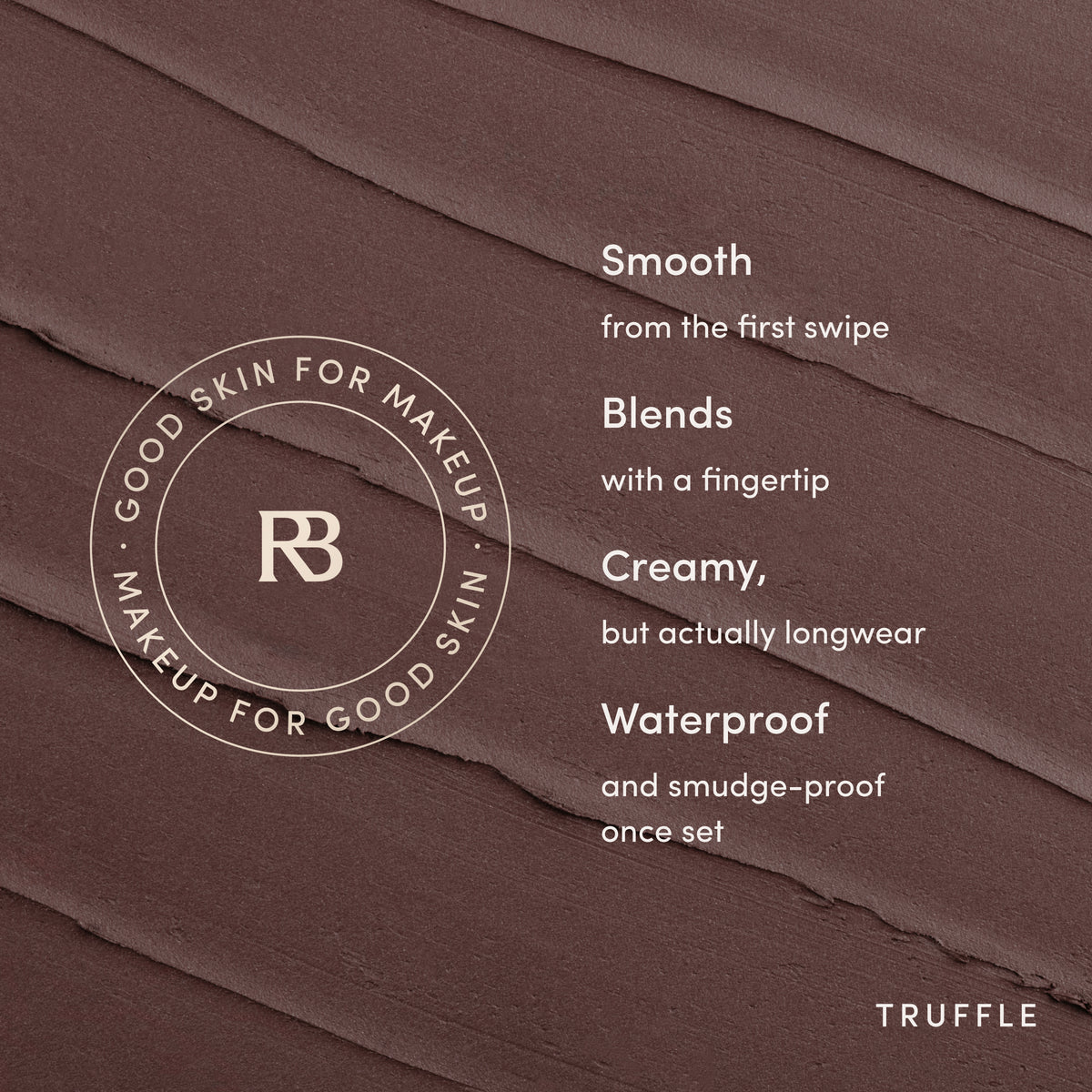 Smooth from the first swipe. Blends with a fingertip. Creamy, but actually longwear. Waterproof and smudge-proof once set. Clean, vegan, cruelty-free, made in USA. Ravie Beauty Soft Definition™ Longwear Lip Liner in Truffle 
