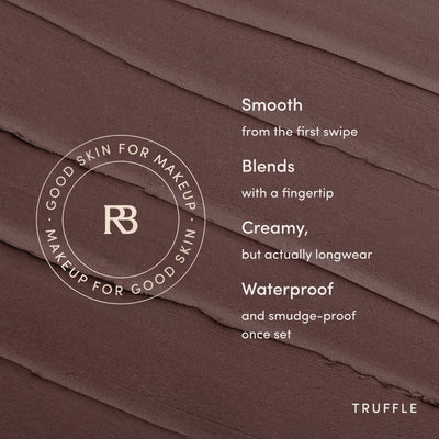 Smooth from the first swipe. Blends with a fingertip. Creamy, but actually longwear. Waterproof and smudge-proof once set. Clean, vegan, cruelty-free, made in USA. Ravie Beauty Soft Definition™ Longwear Lip Liner in Truffle 