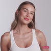 Three models wearing it. Ravie Beauty Effortless Lips™ Sheer-Buildable Lip Color in Tulip #color_tulip