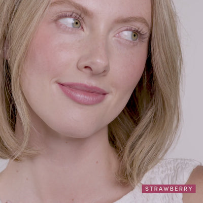 Three models wearing it. Ravie Beauty Soft Definition™ Longwear Lip Liner in Strawberry 